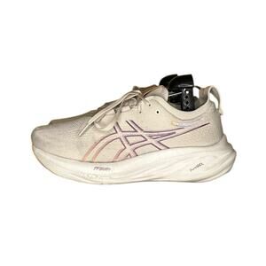 Womens ASICS Gel-Nimbus 26 Running Shoes Sneakers Size 8.5 Oatmeal Orange